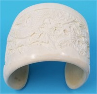 Beautifully carved Ivory bracelet                (