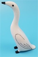 Ivory carving of a bird, initialed by artist 3"