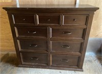 9 Drawer Cedar Lined Upright Dresser
