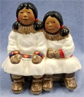 C. Alan Johnson figurine, AR341 2003 Sisters 9.5"