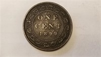 1899 Canadian Large Cent High Grade