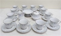 Noritake tea set, Legendary, String of Pearls