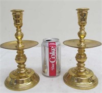 Brass candlesticks