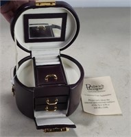 Dulwich Designs Leather Jewelry Box 
Key Included