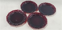 Avon 1876 Cape Cod Collection Glass Dessert Plates