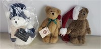 3 Boyds Collection Bears 
2 Have Tags Attached