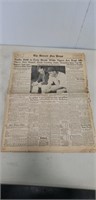 Sept. 1934 Detroit Free Press  "Yankees/Tigers"