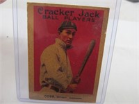 Cracker Jack Ball Players, Tyrus (Ty) Cobb card