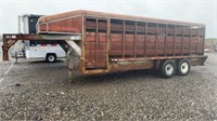 1992 Donahue DS-720-4NV Stock Trailer