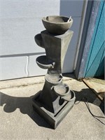Fiberglass fountain with pump. Yes there are two