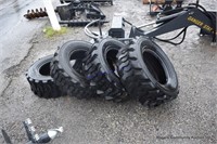 4 - 12x16.5 Skid Loader Tires - New