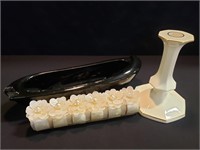 Mikasa Bone China Candlestick, Frankoma