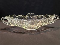 Vintage Glass Oblong Bowl