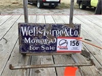 Wells Fargo & Co. "Money Order For Sale Here" Sign