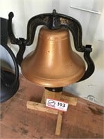 Bell on Wooden Stand