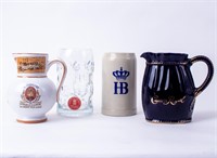 Vintage Lot of  Beer Steins and Pitchers
