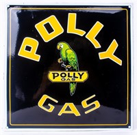 Polly Gas Porcelain Sign