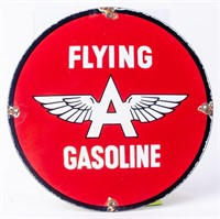 Vintage Flying ‘A’ Gasoline Porcelain Sign