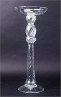 Tall Centerpiece Crystal Pillar Candle Holder