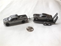 Greenlight F-150, Ford Mustang & Car Trailer