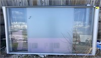 3 glass doors length 49 1/2 x width 4 height 95