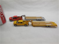 Greenlight Ford F-150 Trucks & Trailer Lot of 2