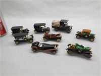 Lot of 8 Old Time Toy Cars