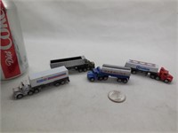 Micro Machines Tractor Trailer Lot of 4