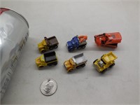 Construction Vehicles Micro Machines Lot of 6