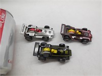 (3) Darda Race Car Pull Back Toy W. Germany Works