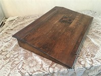 Tabletop Wood Desk w/ Storage