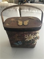 Vintage Handmade Wood Purse