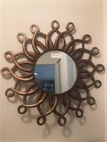 Sunburst Style Hanging Mirror