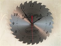 Craftsman Sears Metal Saw Blade Clock Works