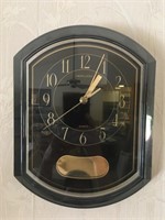 Black & Gold Hanging Wall Clock
