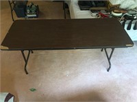6 ft Wood Folding Table