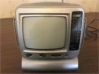 Coby 5 in. Black & White TV w/ AM/FM Radio