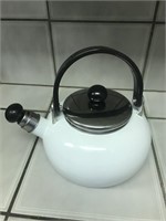 White & Black Teapot / Kettle