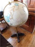 world globe on stand