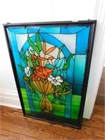 stained glass framed hanging decoration (20w x