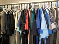 clothes-golf shirts (M) & pants (36-30)