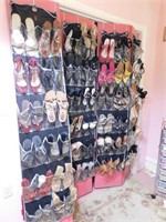 Shoes (ladies)  size 7-1/2 to 8, approx 46 pairs