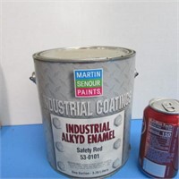 Safety Red Industrial Gallon Paint