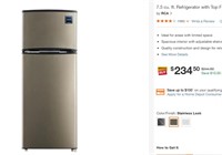 RCA Refrigerator/ Freezer 7.5 Cu. Ft.