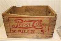 PEPSI-COLA WOOD SHIPPING CRATE