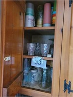 CONTENTS OF CABINET MOSTLY CUPS