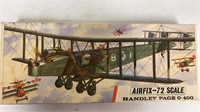 72 scale Airfix Handley Page model