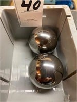 2 gty Silver Steel Balls w/pouch