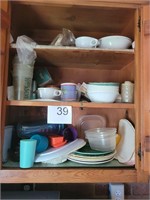 CONTENTS OF CABINET, PLATE BOWLS, TREASURE HUNT!