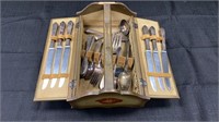 Stainless Flatware Set w/ case